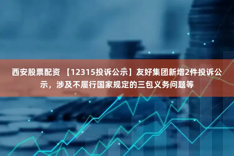 西安股票配资 【12315投诉公示】友好集团新增2件投诉公示，涉及不履行国家规定的三包义务问题等